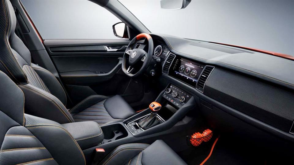 فضای کابین اشکودا مونتیاک پیکاپی کانسپت برپایه مدل کودیاک